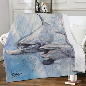 Dolphin Fleece Blanket