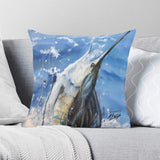 Sailfish Throw Pillow Cover