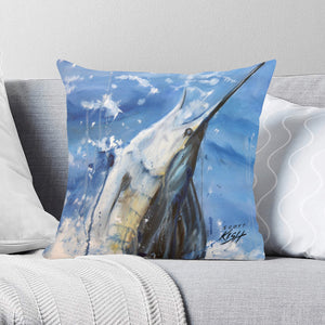 Sailfish Throw Pillow Cover