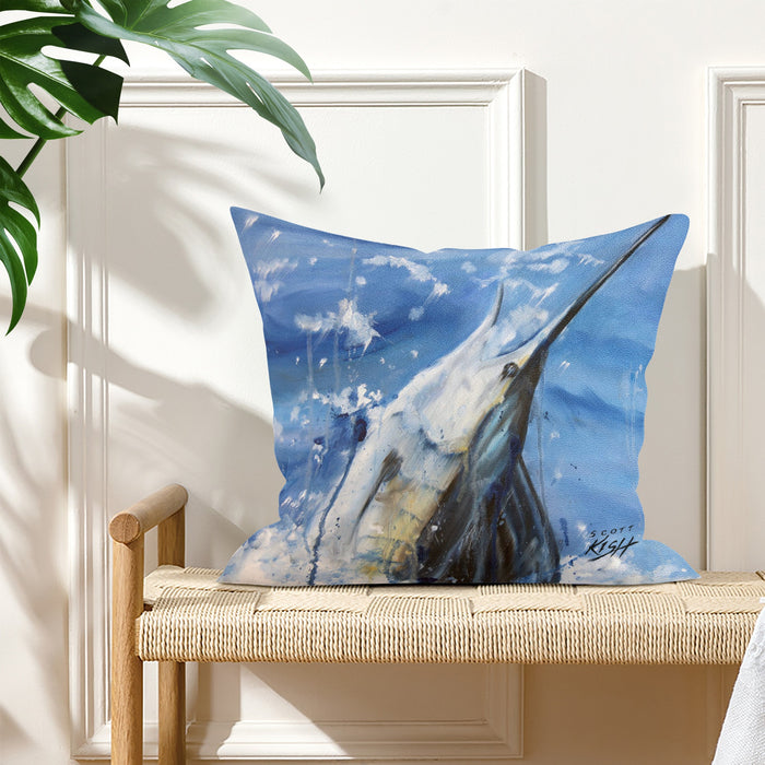 Sailfish Throw Pillow Cover