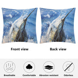 Sailfish Throw Pillow Cover