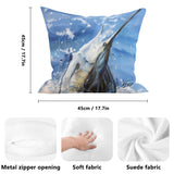Sailfish Throw Pillow Cover