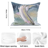 Rainbow Trout Pillow Cover