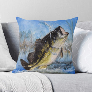 Largemouth Bass Pillow Cover
