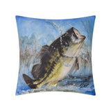 Largemouth Bass Pillow Cover