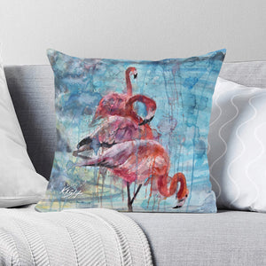 flamingo pillow case
