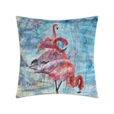 tropical throw pillow