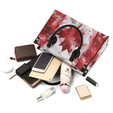 Luxury Leather Canadian Flag Purse
