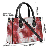 Luxury Leather Canadian Flag Purse