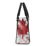 Luxury Leather Canadian Flag Purse