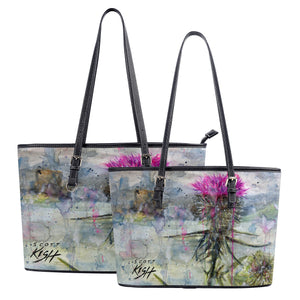 Scottish Thistle Tote Bags