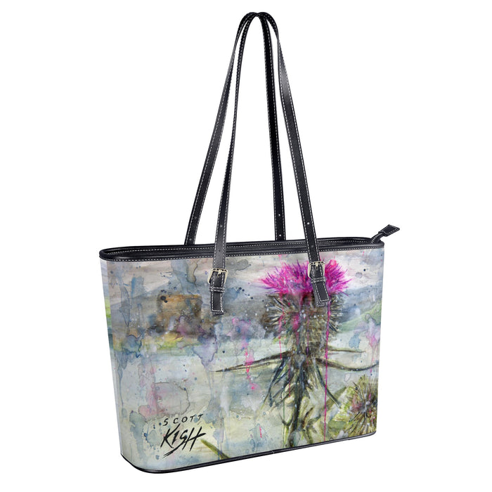 Scottish Thistle Tote Bags