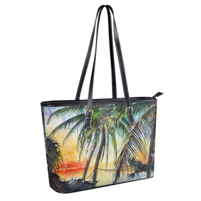 Sunset Palms Tote Bags