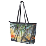 Sunset Palms Tote Bags