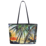 Sunset Palms Tote Bags
