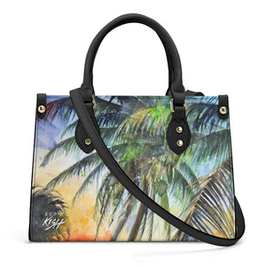 Luxury Sunset Palms Purse