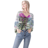 Scottish Thistle Long Sleeve Blouse