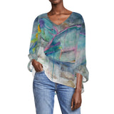 Parrotfish Long Sleeve Blouse