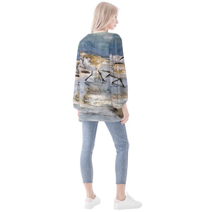 Sandpiper Long Sleeve Blouse