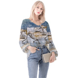 Sandpiper Long Sleeve Blouse