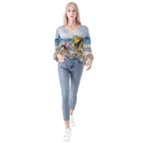 Sea Shelling Long Sleeve Blouse