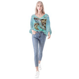 Sea Turtle Long Sleeve Blouse