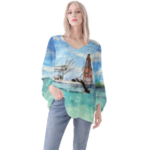 Boating Long Sleeve Blouse