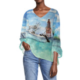 Boating Long Sleeve Blouse
