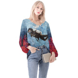Scuba Diving Long Sleeve Blouse