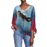 Scuba Diving Long Sleeve Blouse
