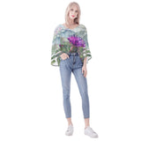 Scottish Thistle Puff Sleeve Blouse
