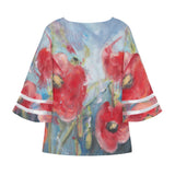 Poppy Puff Sleeve Blouse