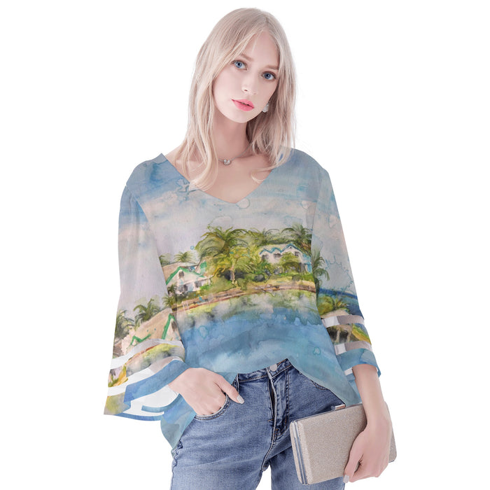 Bahamas Puff Sleeve Blouse