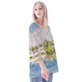 Bahamas Puff Sleeve Blouse