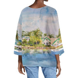 Bahamas Puff Sleeve Blouse
