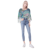 Parrotfish Puff Sleeve Blouse