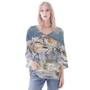 Sandpiper Puff Sleeve Blouse