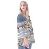 Sandpiper Puff Sleeve Blouse