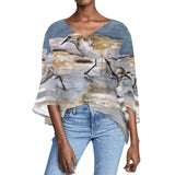 Sandpiper Puff Sleeve Blouse