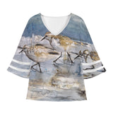 Sandpiper Puff Sleeve Blouse