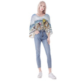 Sea Shelling Puff Sleeve Blouse