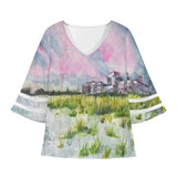 Don CeSar Puff Sleeve Blouse