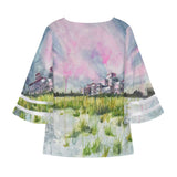Don CeSar Puff Sleeve Blouse