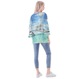 Boating Puff Sleeve Blouse