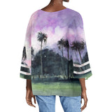 Palm Beach Puff Sleeve Blouse