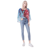 Seahorse Puff Sleeve Blouse