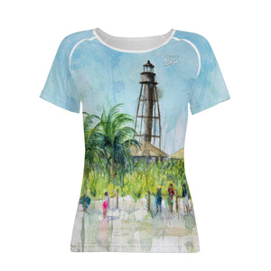 Sanibel Island Lighthouse Beach T-Shirt