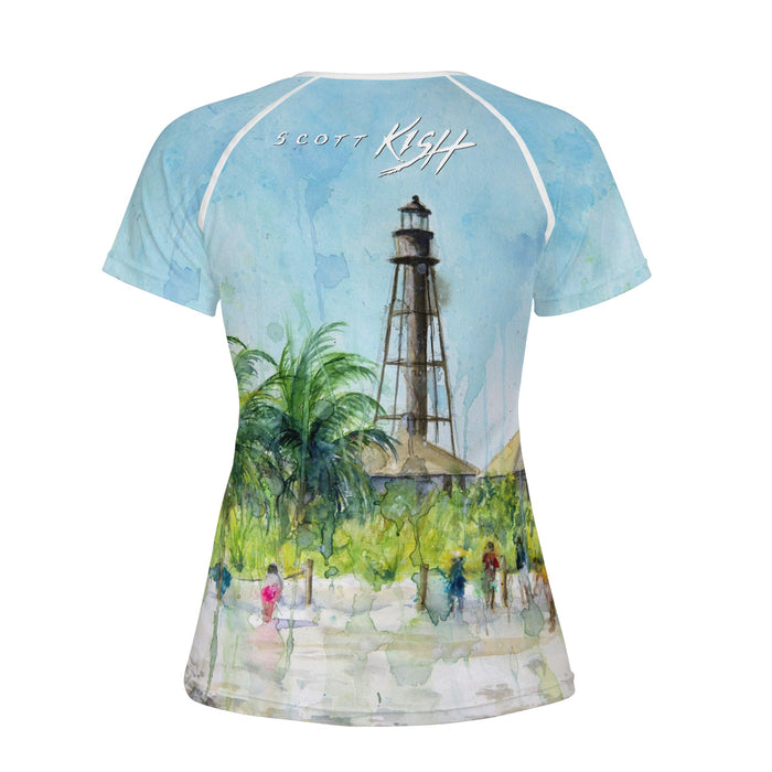 Sanibel Island Lighthouse Beach T-Shirt