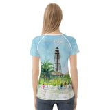 Sanibel Island Lighthouse Beach T-Shirt