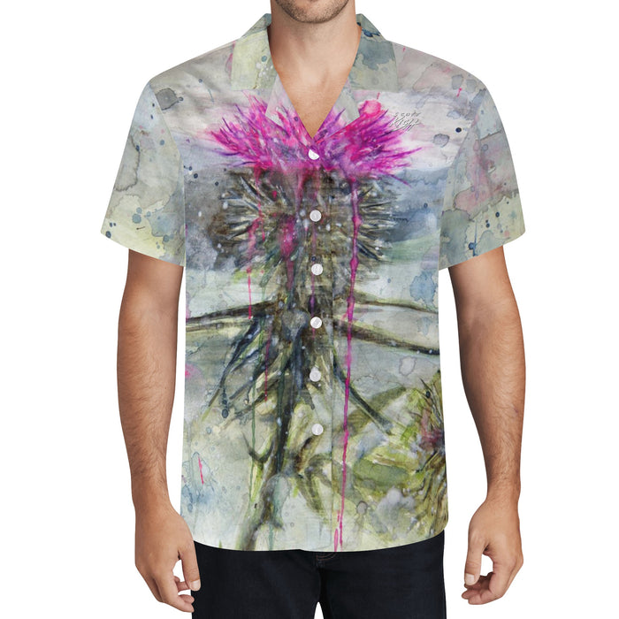Scottish Thistle Hawaiian Shirt